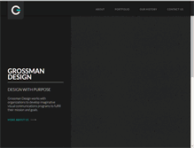 Tablet Screenshot of grossmandesign.com